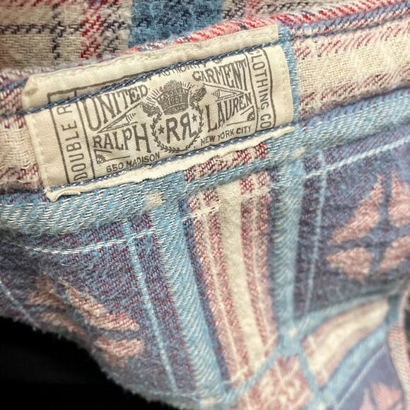 RRL Ralph Lauren 1950's Inspired Southwestern work shirt - Picture 5 of 10